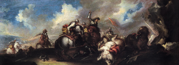 The Battle of the Cavaliers od Scuola pittorica italiana