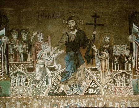 The Last Judgement, Christ seizes Adam by the arm od Scuola pittorica italiana