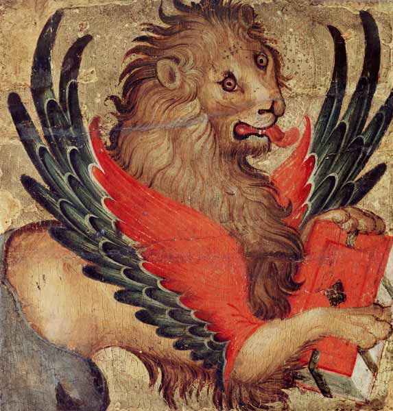 The Lion of St. Mark od Scuola pittorica italiana