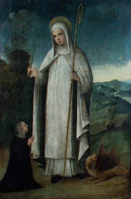 St. Margaret od Scuola pittorica italiana