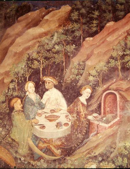 The Month of May, detail of a picnic od Scuola pittorica italiana