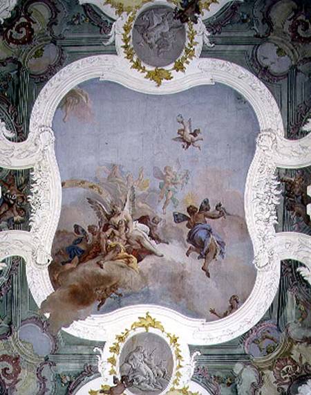 Mythological Scene with the Zodiac od Scuola pittorica italiana