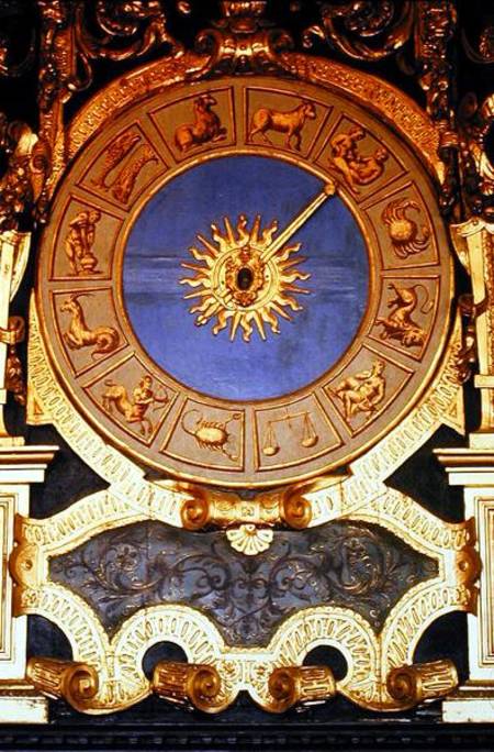 Orologio Zodicale (Zodiac Clock) od Scuola pittorica italiana