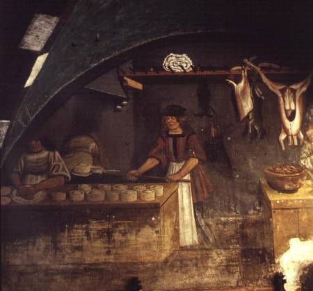 The Pie Maker (fresco) od Scuola pittorica italiana