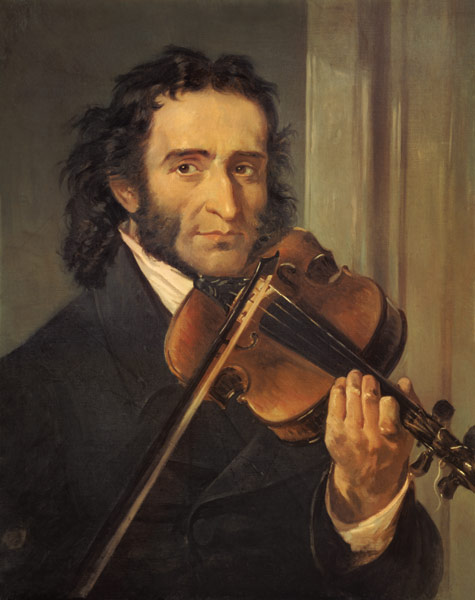 Portrait of Niccolo Paganini (1782-1840) od Scuola pittorica italiana