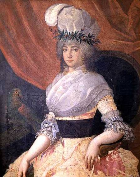 Portrait of Elizabeth Sophie Ghibellini od Scuola pittorica italiana