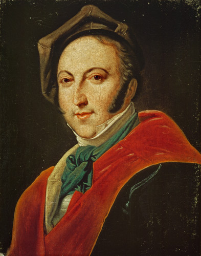 Portrait of Gioacchino Rossini (1792-1868) od Scuola pittorica italiana
