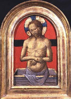 Christ, centre of a triptych