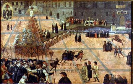 The Torture of Savonarola (1452-98) od Scuola pittorica italiana