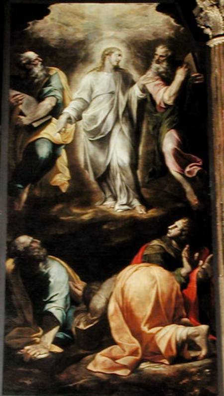 The Transfiguration of Christ from the organ od Scuola pittorica italiana