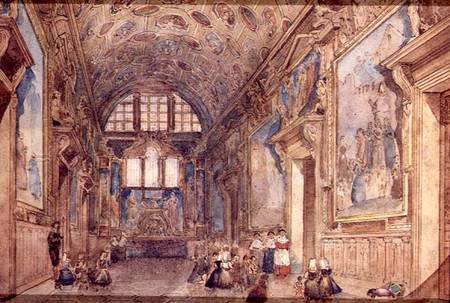 View of an Interior of the Doge's Palace in Venice od Scuola pittorica italiana