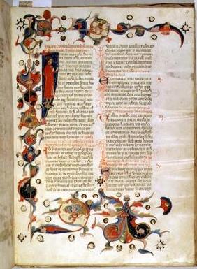 Page of text describing the Surrender of the Ducal Council Members (parchment)