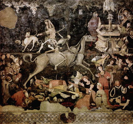 The Triumph of Death (fresco) od Italian School, (15th century)