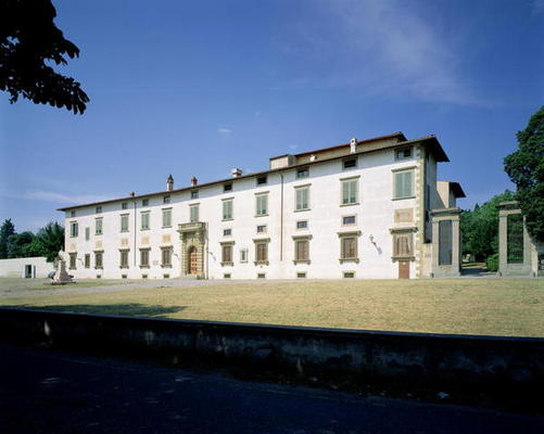 Villa Medicea di Castello, begun 1477 (photo) od Italian School, (15th century)