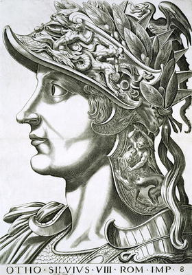 Otho (32-69 AD), 1596 (engraving) od Italian School, (16th century)