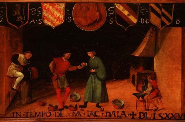 The Cauldron Makers od Italian School, (16th century)
