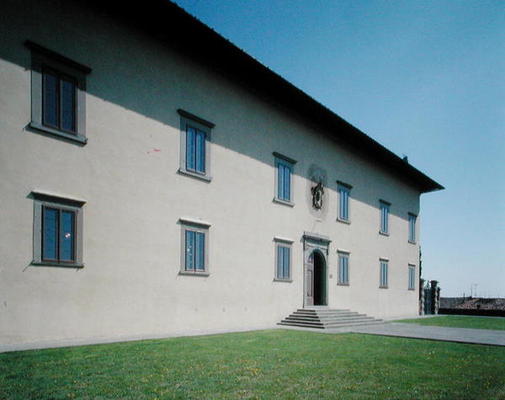 Villa Medicea di Cerreto Guidi, begun 1567 (photo) od Italian School, (16th century)