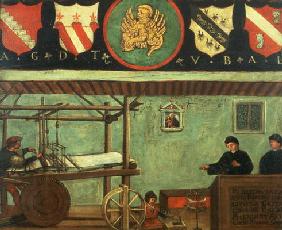 Sign of the Venetian Weavers' Guild (panel)