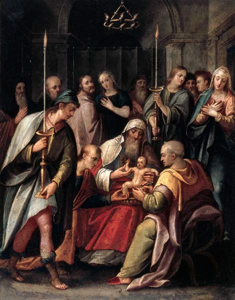 Circumcision of Christ / Ital.Paint./C16 od Italienisch