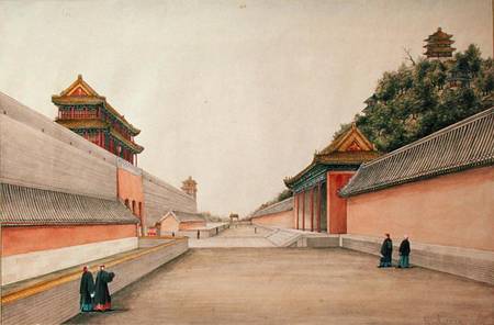 The Imperial Palace in Peking, from a collection of Chinese Sketches od Ivan Alexandrov