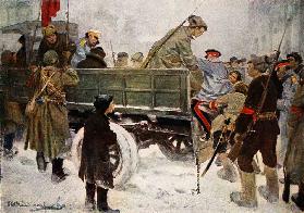 Arresting Generals during the Revolution in February 1917