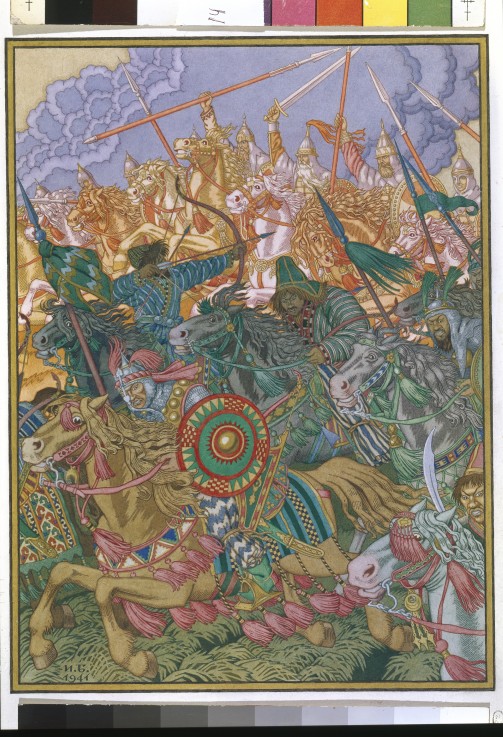 The Expulsion of Batu Khan od Ivan Jakovlevich Bilibin