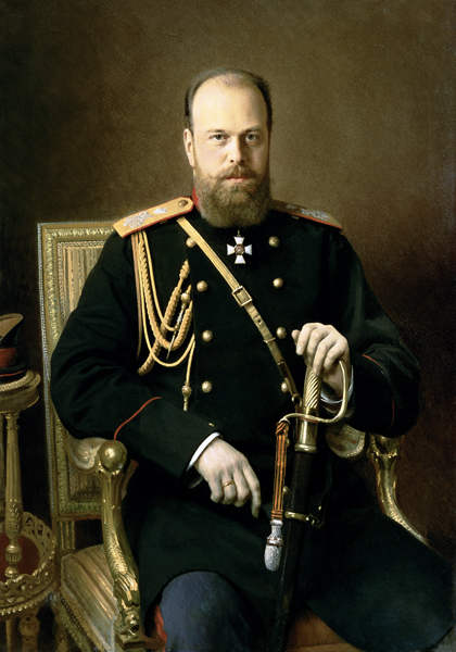 Portrait of Emperor Alexander III (1845-94) 1886 od Ivan Nikolaevich Kramskoy