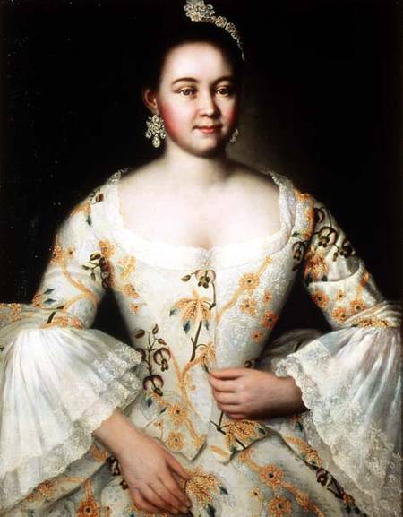 Portrait of the wife of Mikhail Yakovlev od Ivan Yakovlevich Vishnyakov