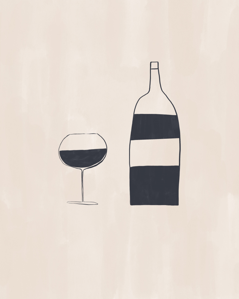 Wine od Ivy Green Illustrations