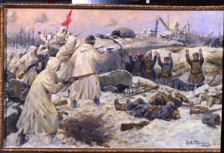 Die Kapitulation der Finnen 1940 od Iwan Alexejewitsch Wladimirow