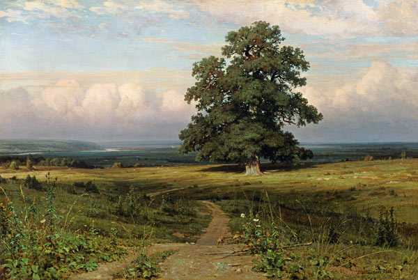 Shishkin / On barren heathland / 1883 od Iwan Iwanowitsch Schischkin