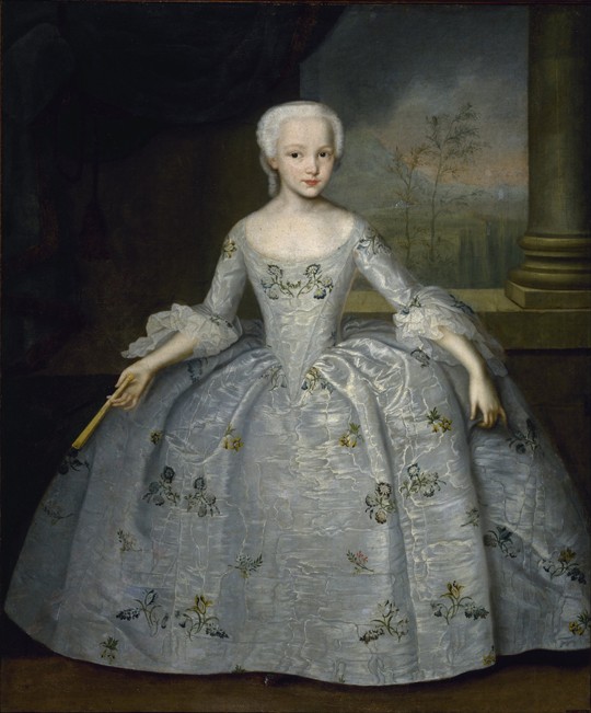 Portrait of Sarah Eleanore von Fermor od Iwan Jakowlewitsch Wischnjakow