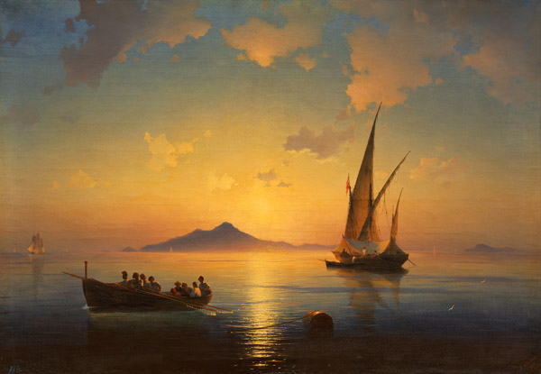 The Bay of Naples od Iwan Konstantinowitsch Aiwasowski