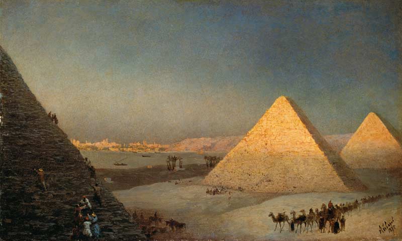 The pyramids of Gizeh. od Iwan Konstantinowitsch Aiwasowski