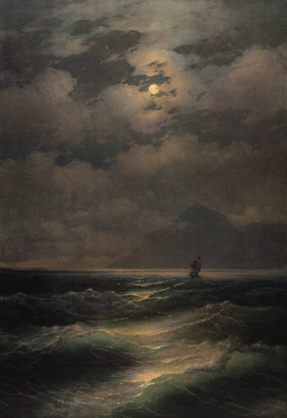 I.K.Aiwasowski, Seascape / Painting od Iwan Konstantinowitsch Aiwasowski