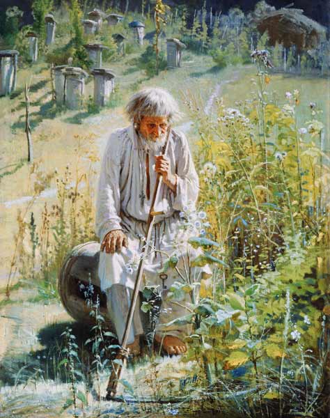 Beekeeper od Iwan Nikolajewitsch Kramskoi