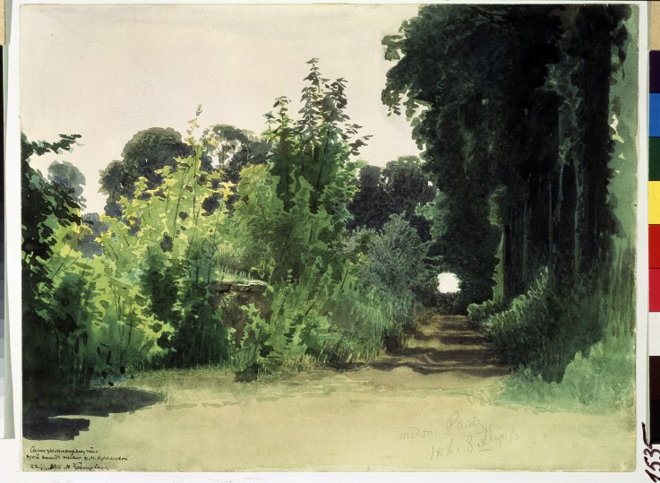 In the Grove of Medon near Paris od Iwan Nikolajewitsch Kramskoi