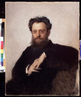 Portrait of the art historian, professor Adrian Prakhov (1846-1916)