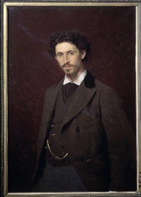 Portrait of the artist Ilya E. Repin (1844-1930)