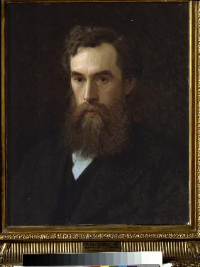 Portrait of the collector, patron and founder of the gallery Pavel Tretyakov (1832-1898)
