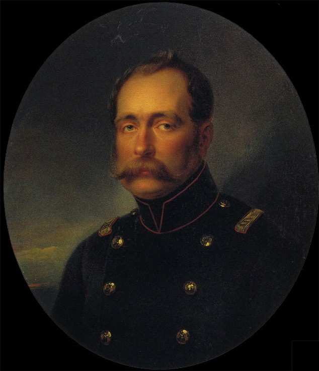 Portrait of Grand Duke Michael Pavlovich of Russia (1798-1849) od Iwan Nikolajewitsch Kramskoi