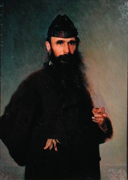 Portrait of Alexander Litovtchenko (1835-90) od Iwan Nikolajewitsch Kramskoi