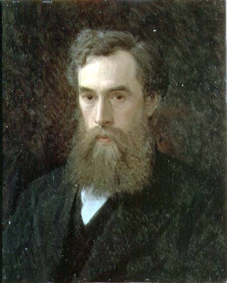 Portrait of Pavel Mikhailovich Tretyakov (1832-98) od Iwan Nikolajewitsch Kramskoi