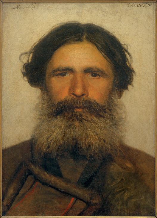 Porträt eines Bauern od Iwan Nikolajewitsch Kramskoi