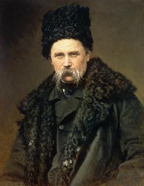 Portrait of the Ukranian Author Taras Grigorievich Shevchenko (1814-61)