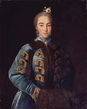 Portrait of Maid of Honour Countess Anna Sheremetyeva