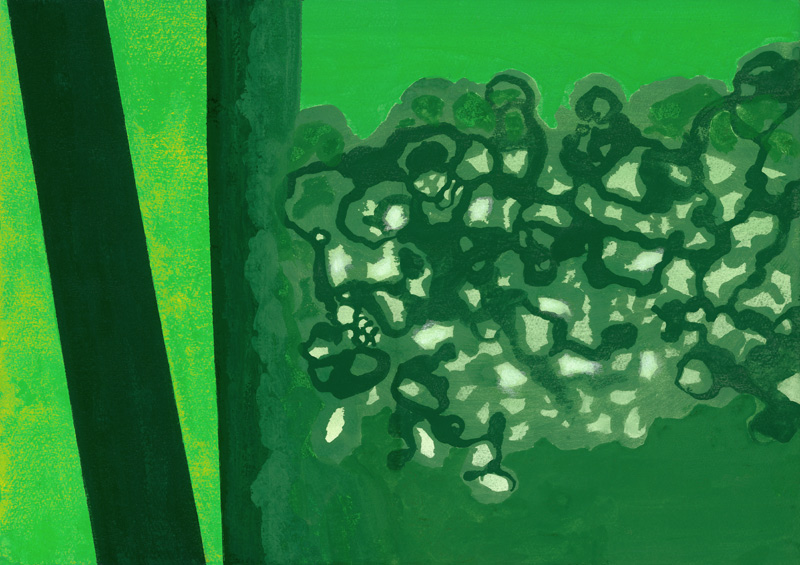 Kensington Gardens Serise: Green Shadows od Izabella  Godlewska de Aranda