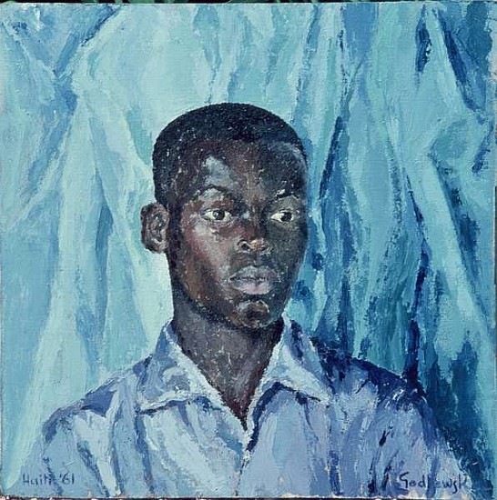 Etienne, Haiti, 1962 (oil on board)  od Izabella  Godlewska de Aranda