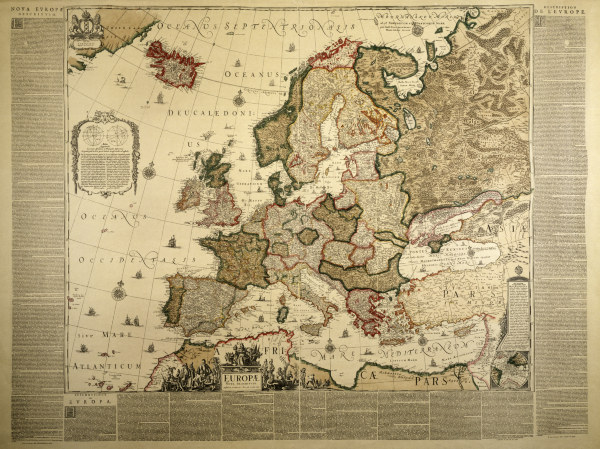 Europe Map od J. Blau
