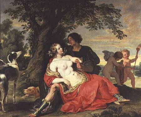 Venus and Adonis od J. Janssens